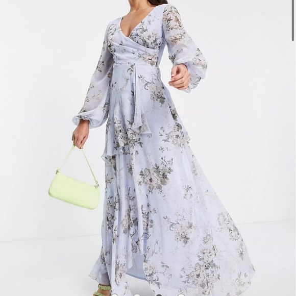 Asos flowy wrap dress 🌸 - Picture 2 of 5